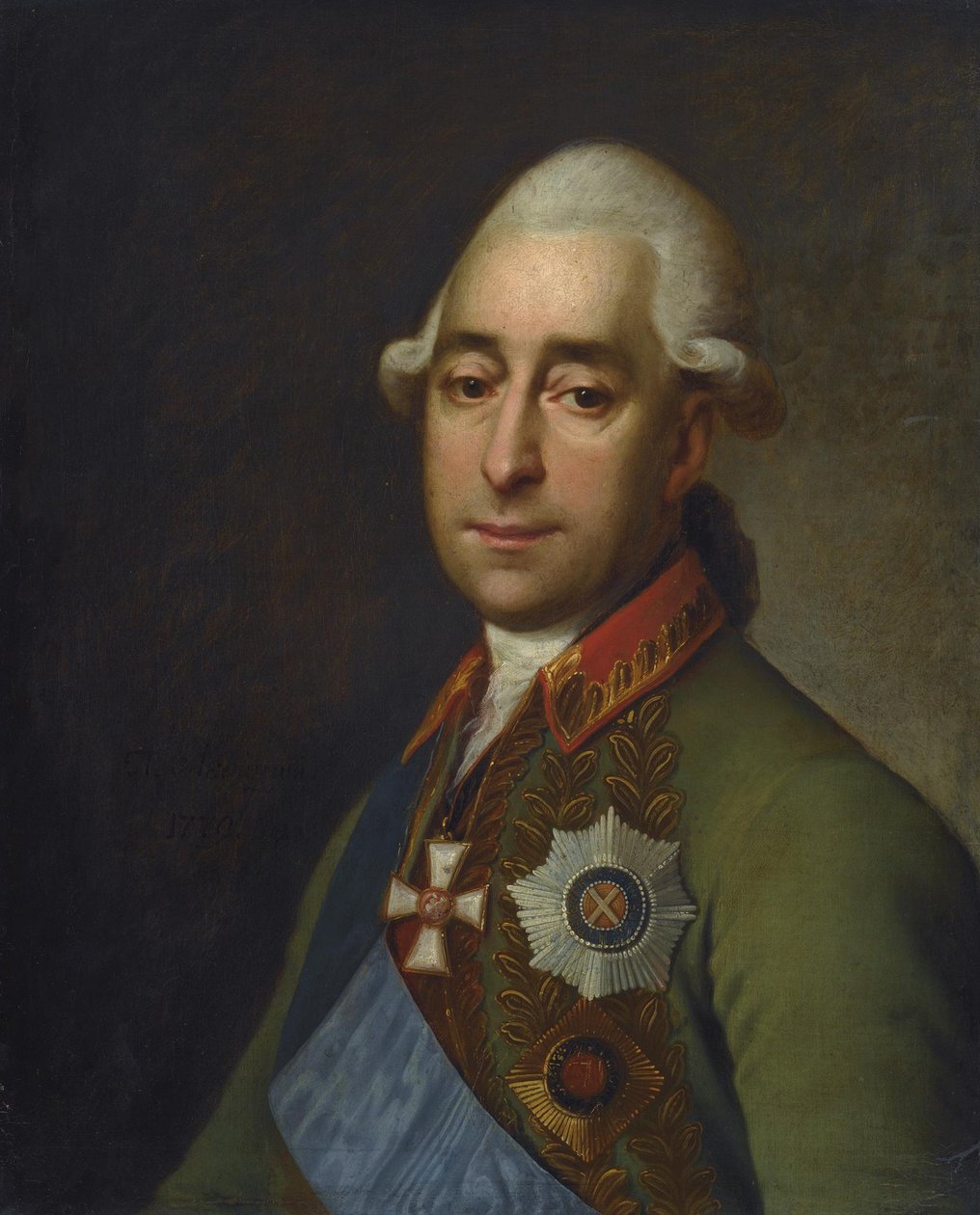 Feltmarskal Prins Alexander Alexandrovich Prozorovsky 1732-1809 af Dmitri Grigorievich Levitsky