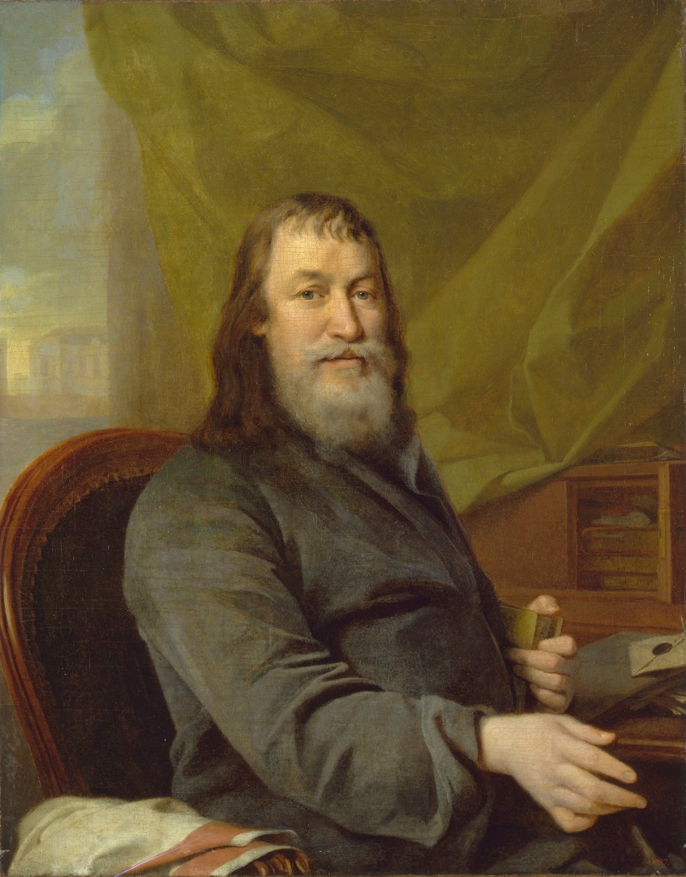 Portræt af Ivan Kharitonovich Bilibin den Store, 1801 af Dmitri Grigorievich Levitsky