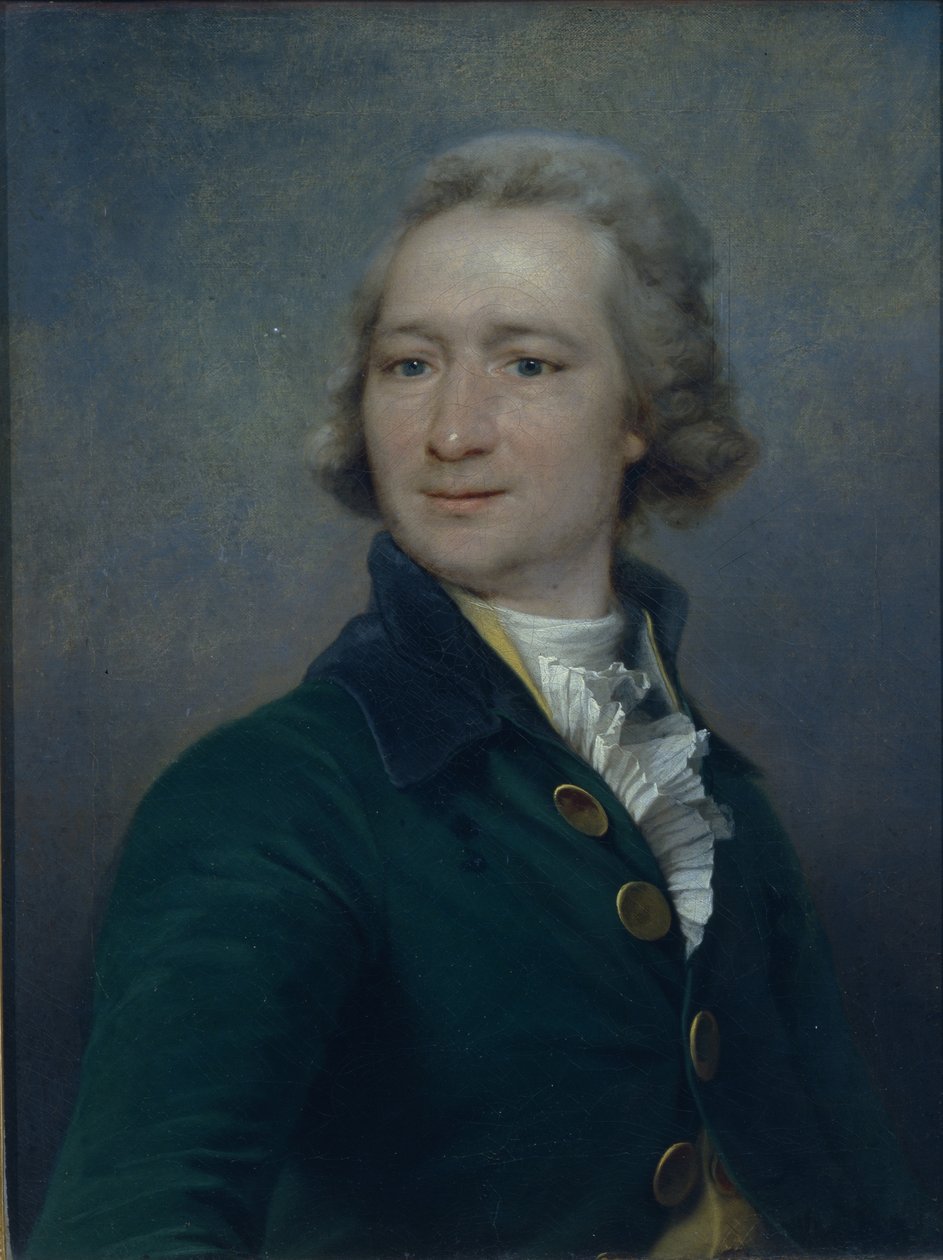 Portræt af digteren Ivan Ivanovich Dmitriev 1760-1837 af Dmitri Grigorievich Levitsky