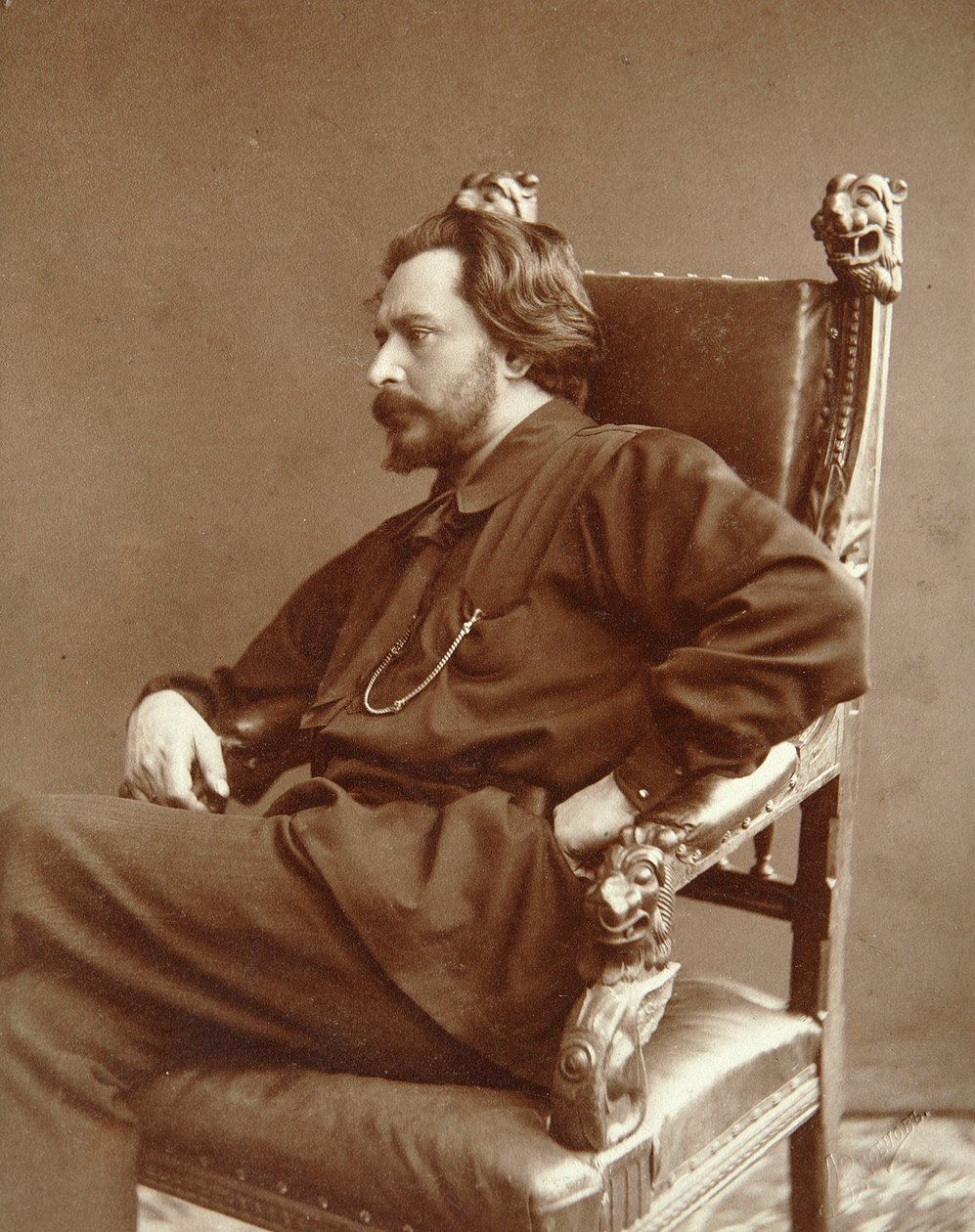 Leonid Andreyev, russisk forfatter, begyndelsen af det 20. århundrede af Dmitri Spiridonovich Zdobnov