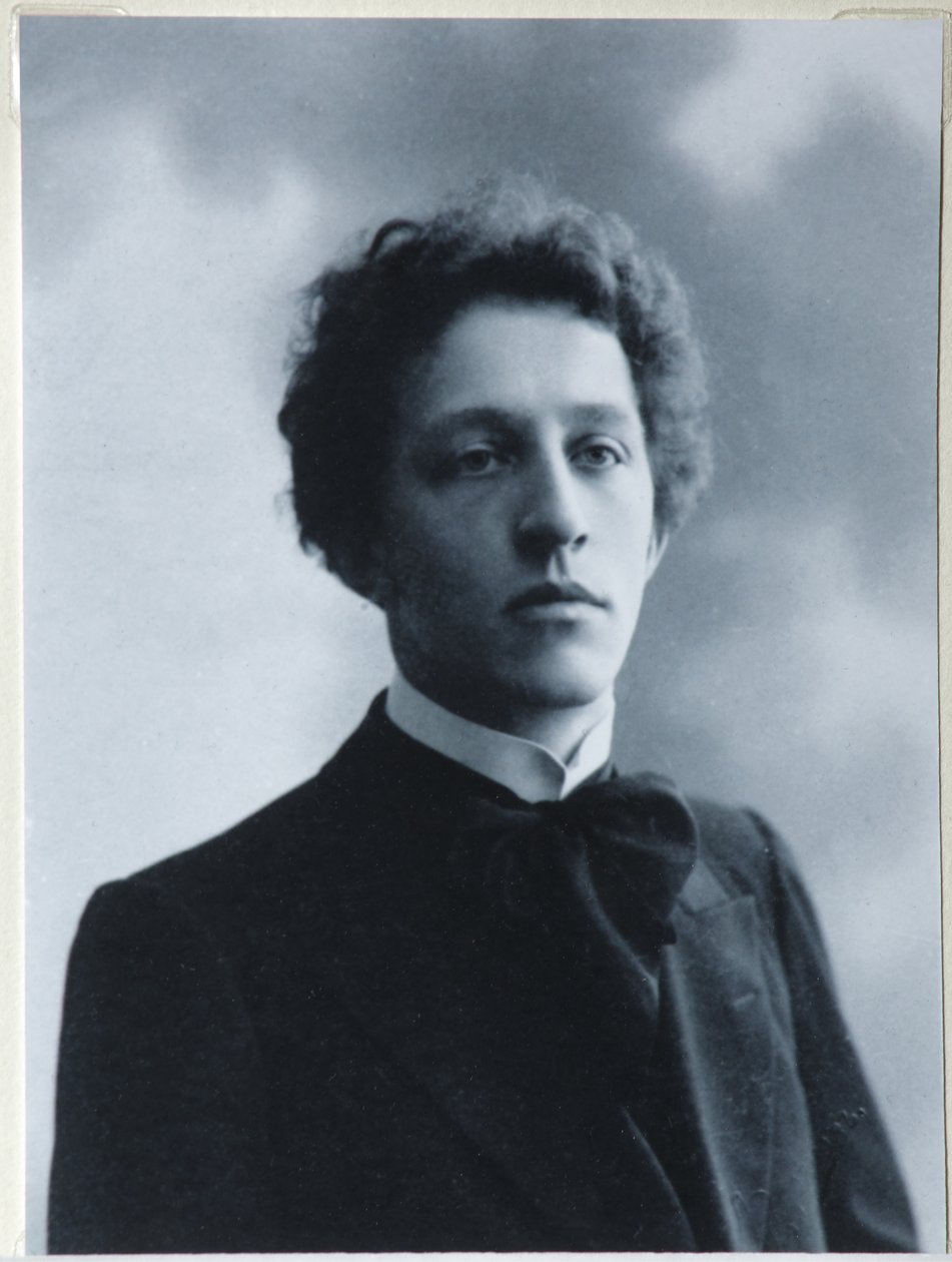 Portræt af digteren Alexander Blok 1880-1921, 1907 af Dmitri Spiridonovich Zdobnov