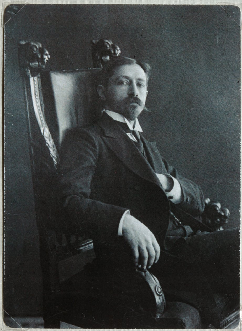 Portræt af forfatteren Ivan A. Bunin 1870-1953, 1909 af Dmitri Spiridonovich Zdobnov