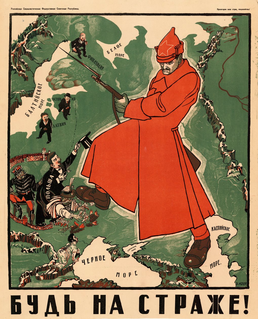 Hold vagt!, 1921. af Dmitri Stachievich Moor
