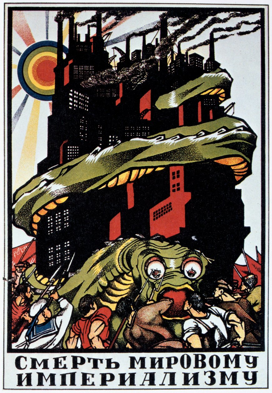 For verdensimperialismens død, 1920 af Dmitriy Stakhievich Moor