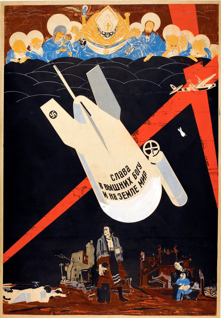 Ære være Gud i det højeste og fred på jorden af Dmitry (1883 1946) Moor