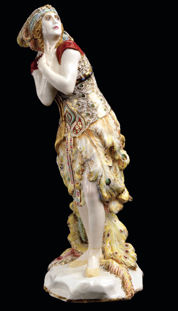 Tamara Karsavina (1885-1978) i Balletten Ildfuglen (L