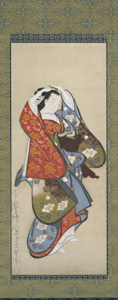 Smuk kvinde, 1700-tallet. af Dohan Kaigetsudo