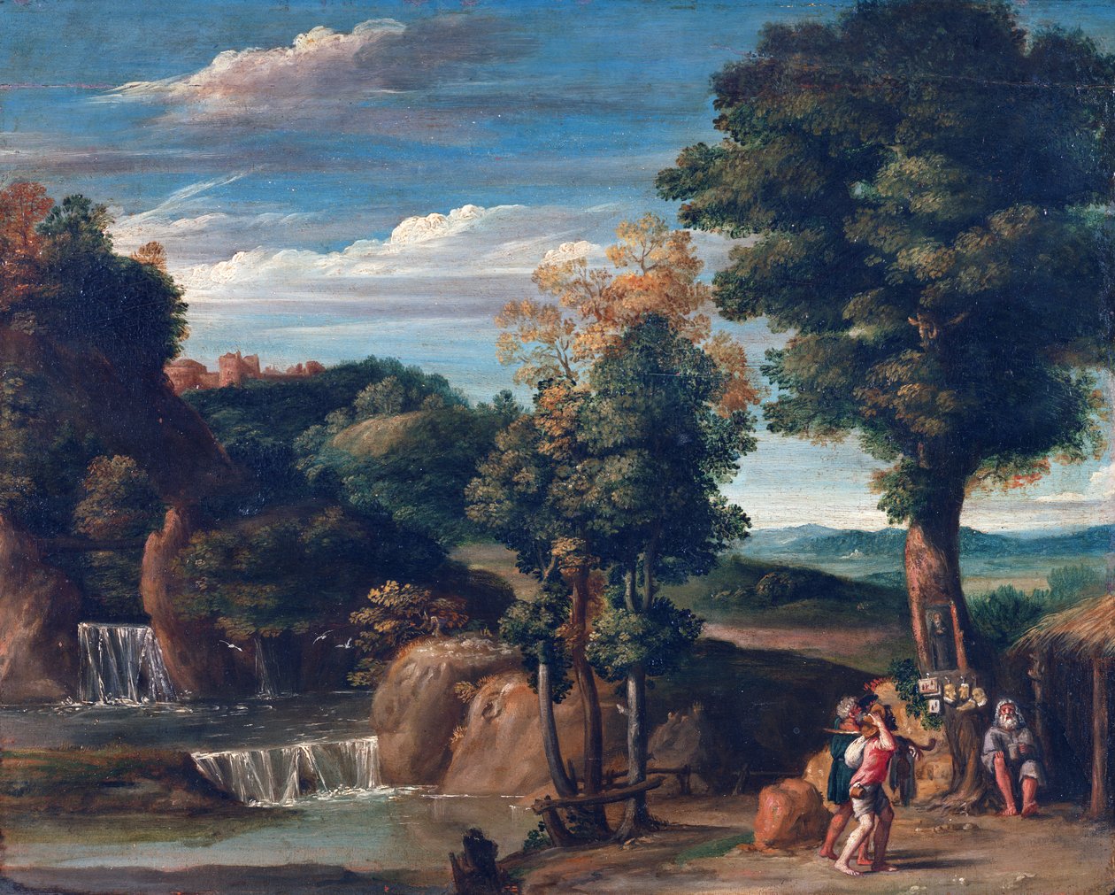 Landskab med en eremit af Domenichino