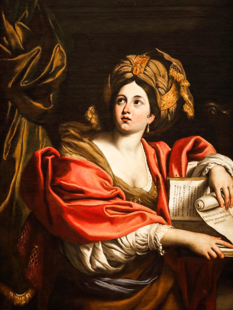 Cumaean Sibylle. 1600-tallet (Olie på lærred) af Domenichino