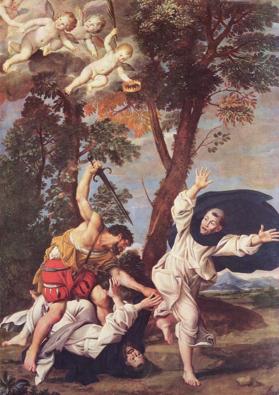 Mordet på Sankt Peter Martyr af Domenichino