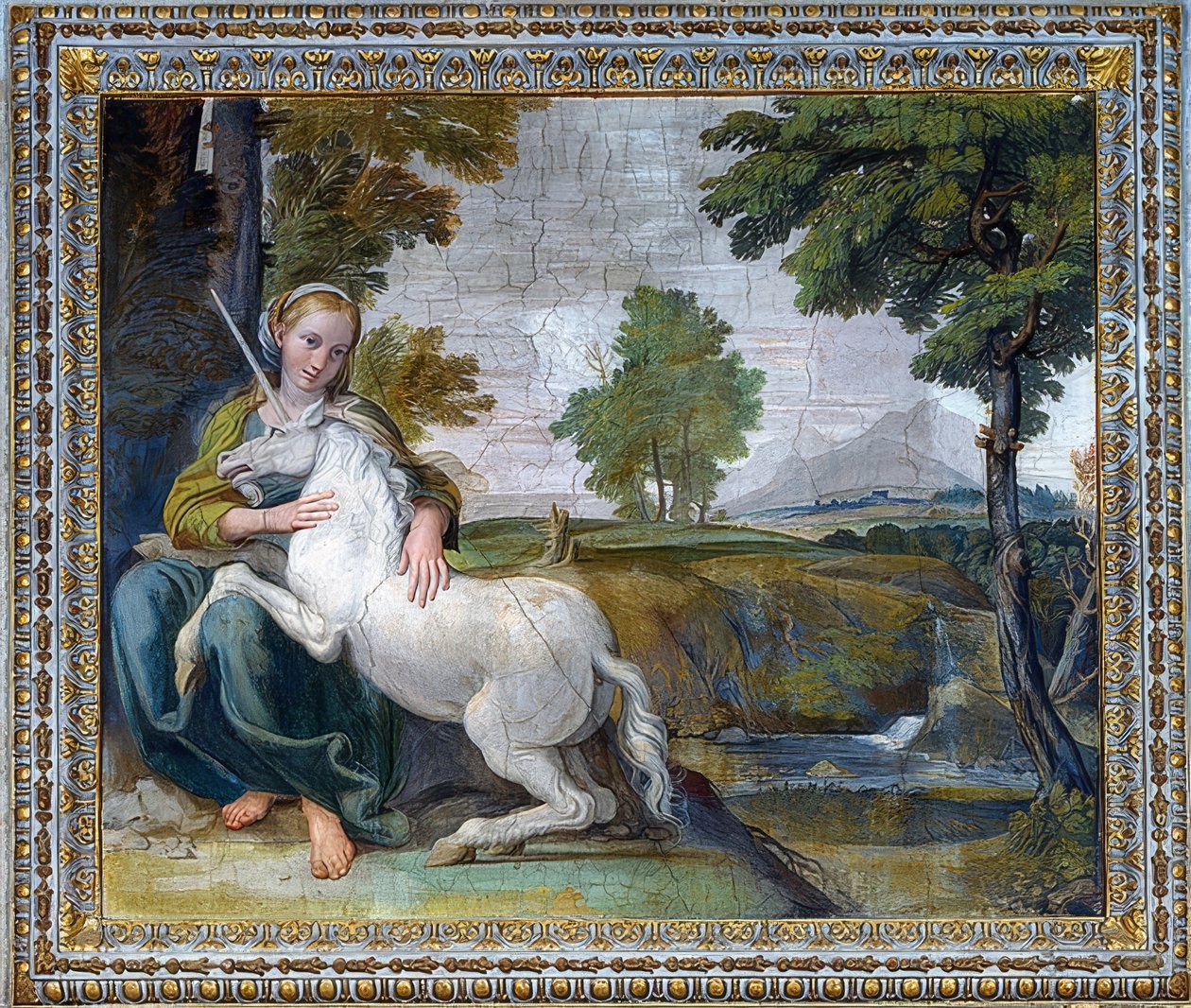 Jomfruen med en enhjørning. 1604-05 af Domenichino