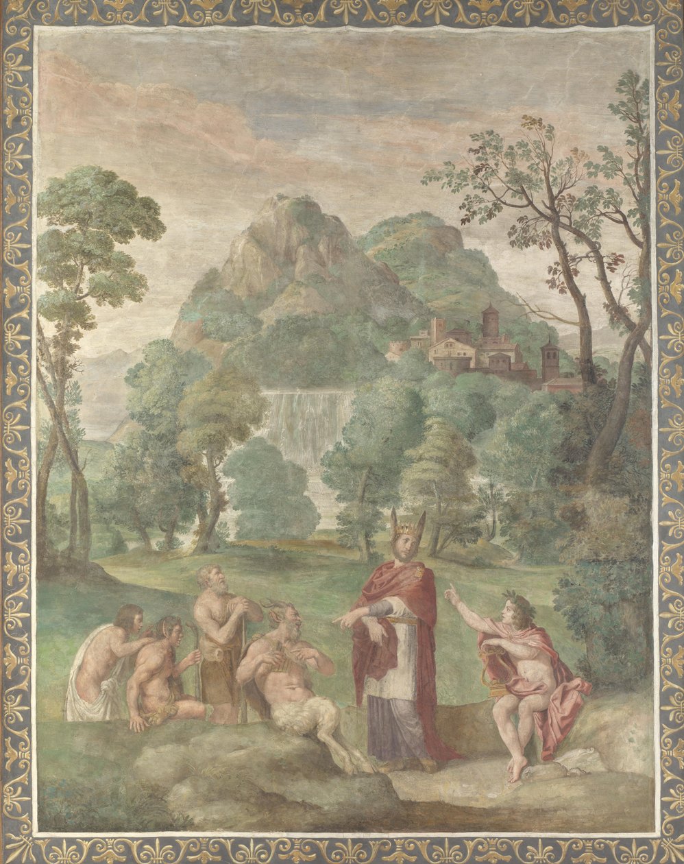 Midas Frescos dom fra Villa Aldobrandini, 1617-1618 af Domenichino