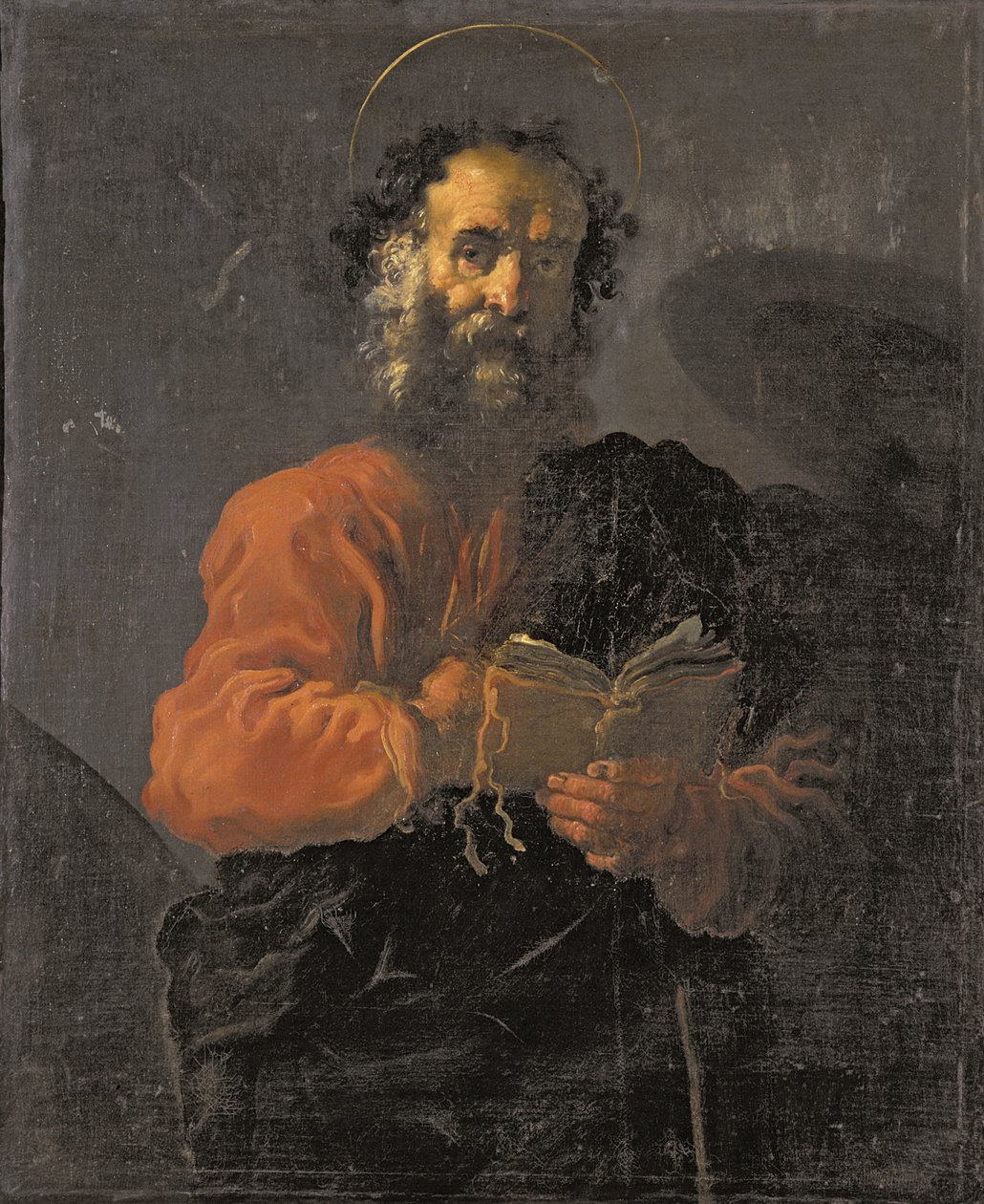 St. Jude (Thaddeus) af Domenico Fetti or Feti
