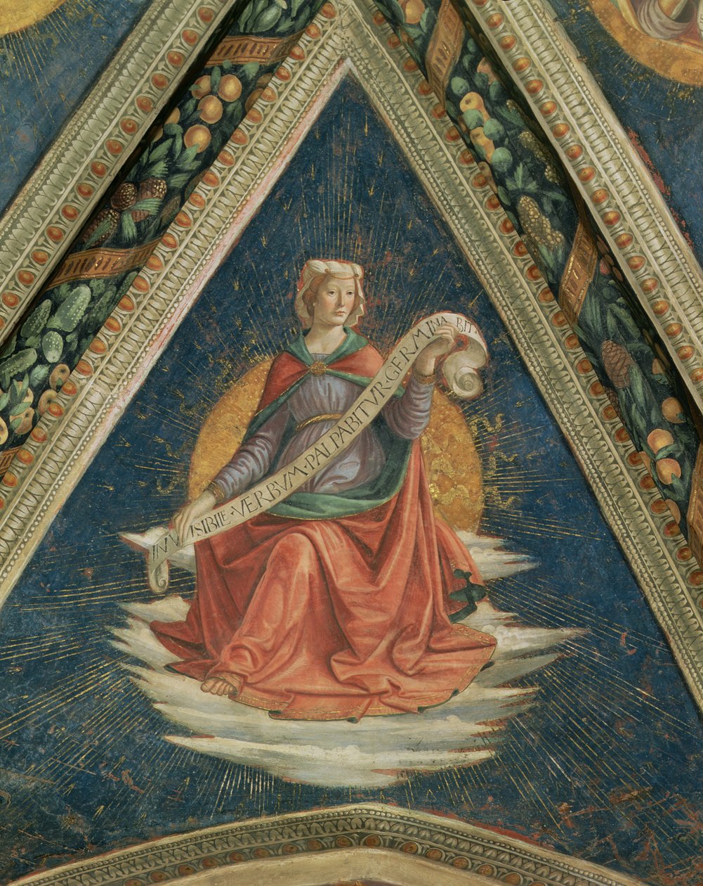 En sibylle, 1483-86 af Domenico Ghirlandaio