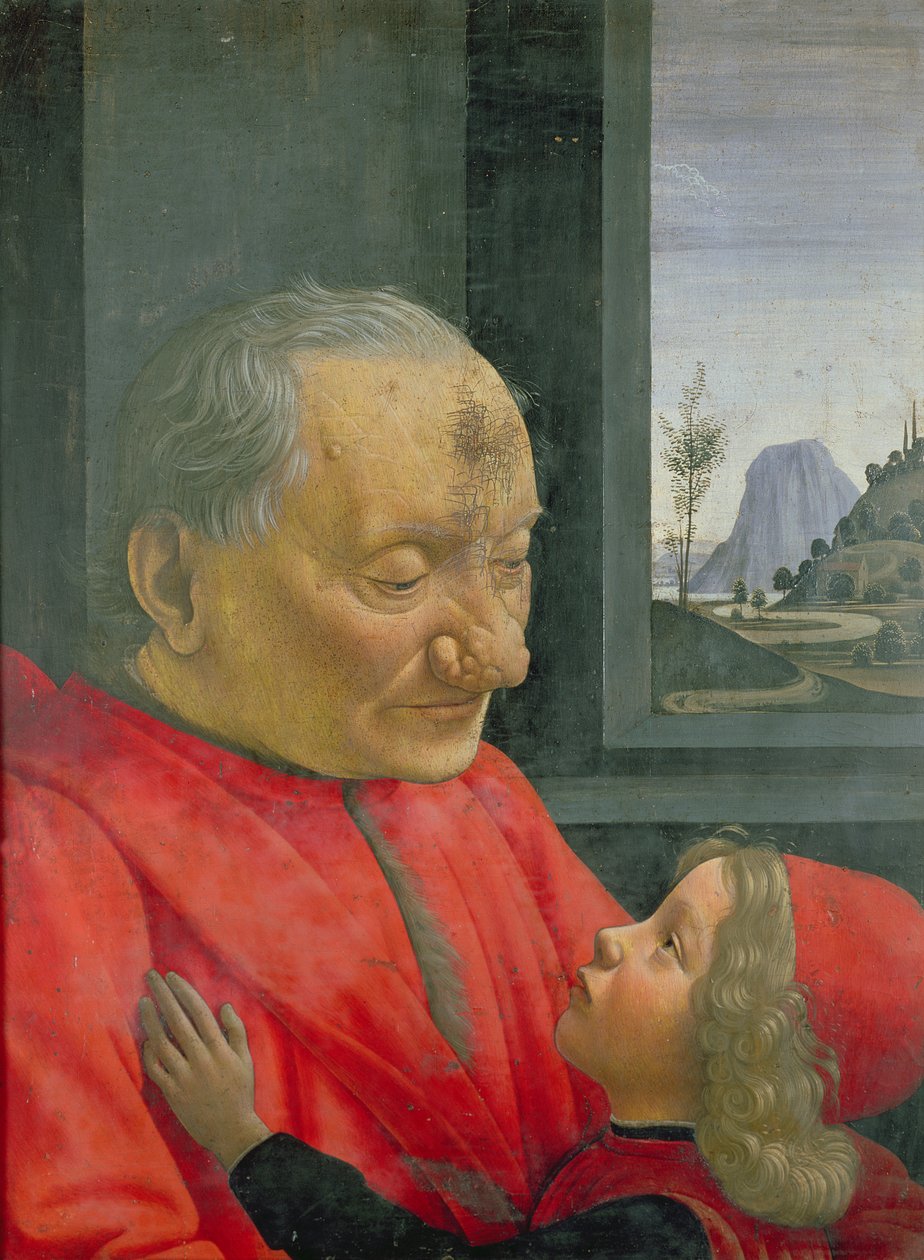 En gammel mand og en dreng, 1480