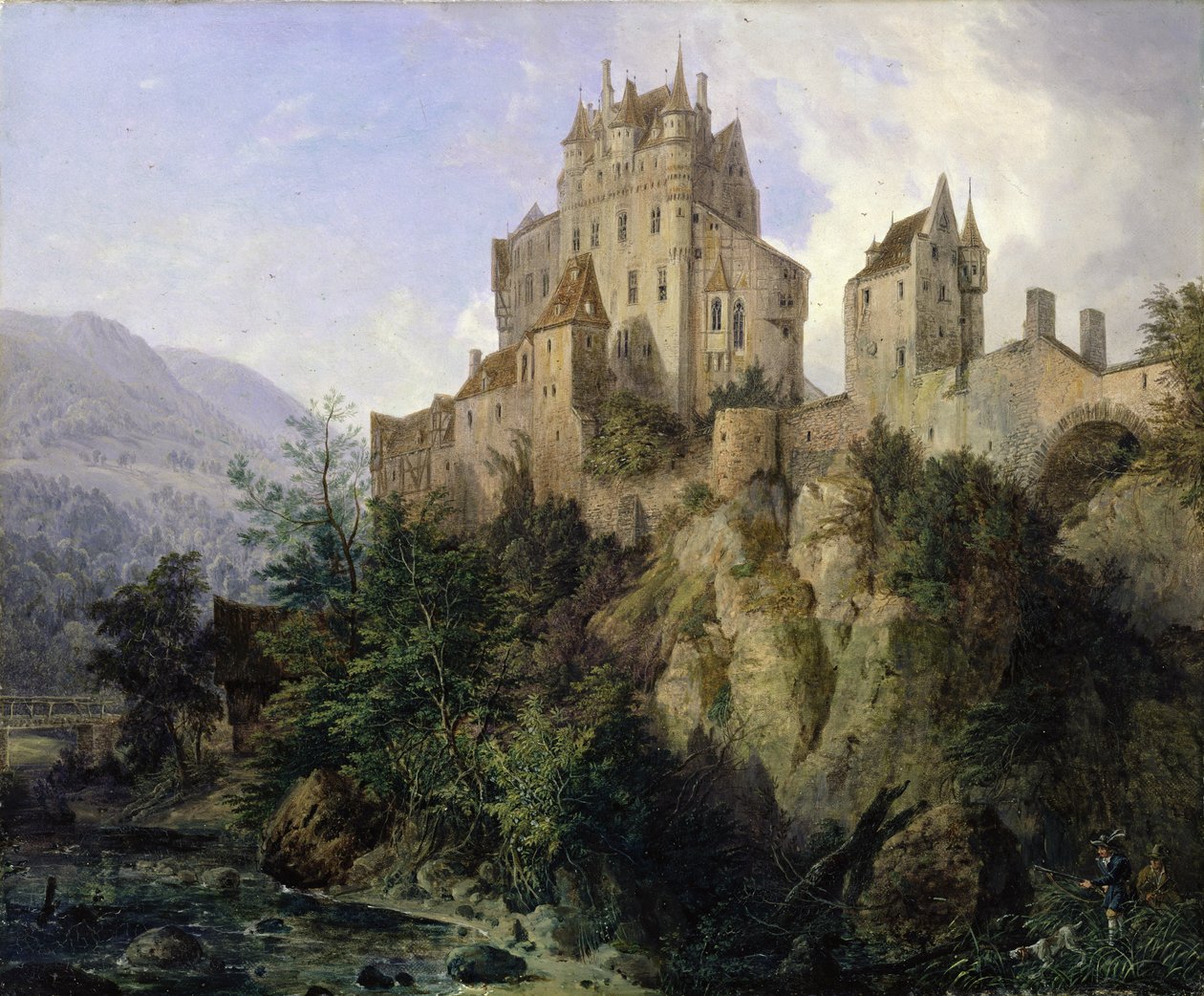 Eltz Slot af Domenico II Quaglio