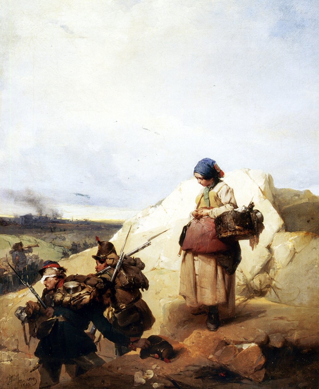 The Cantiniere, 1852 af Domenico Induno