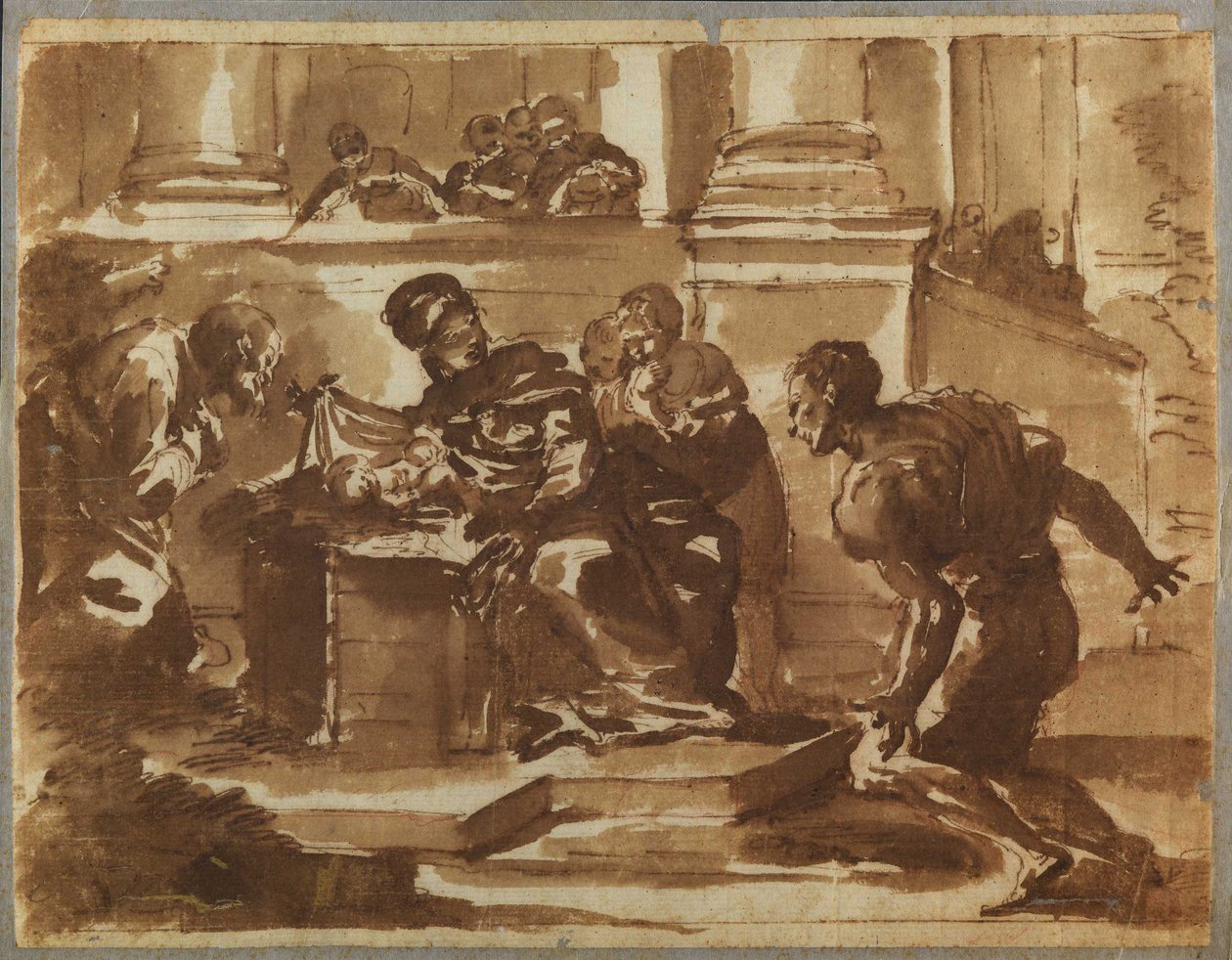 Tilbedelse af hyrderne af Domenico Maria Canuti