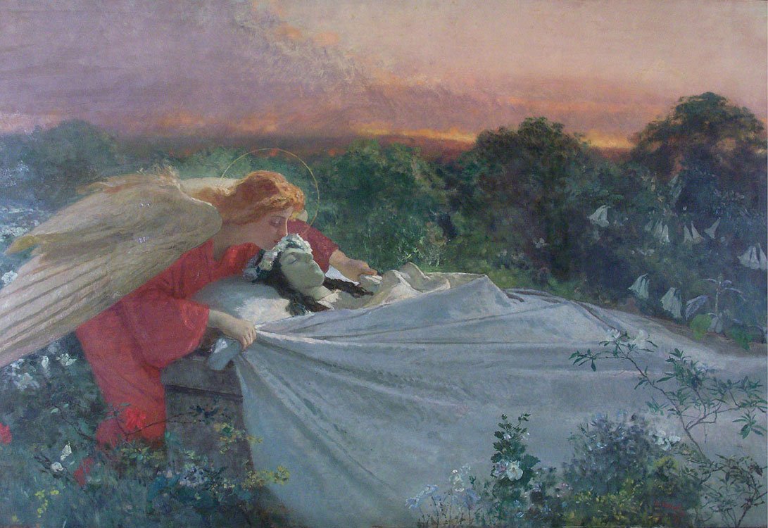 Dødens engel af Domenico Morelli
