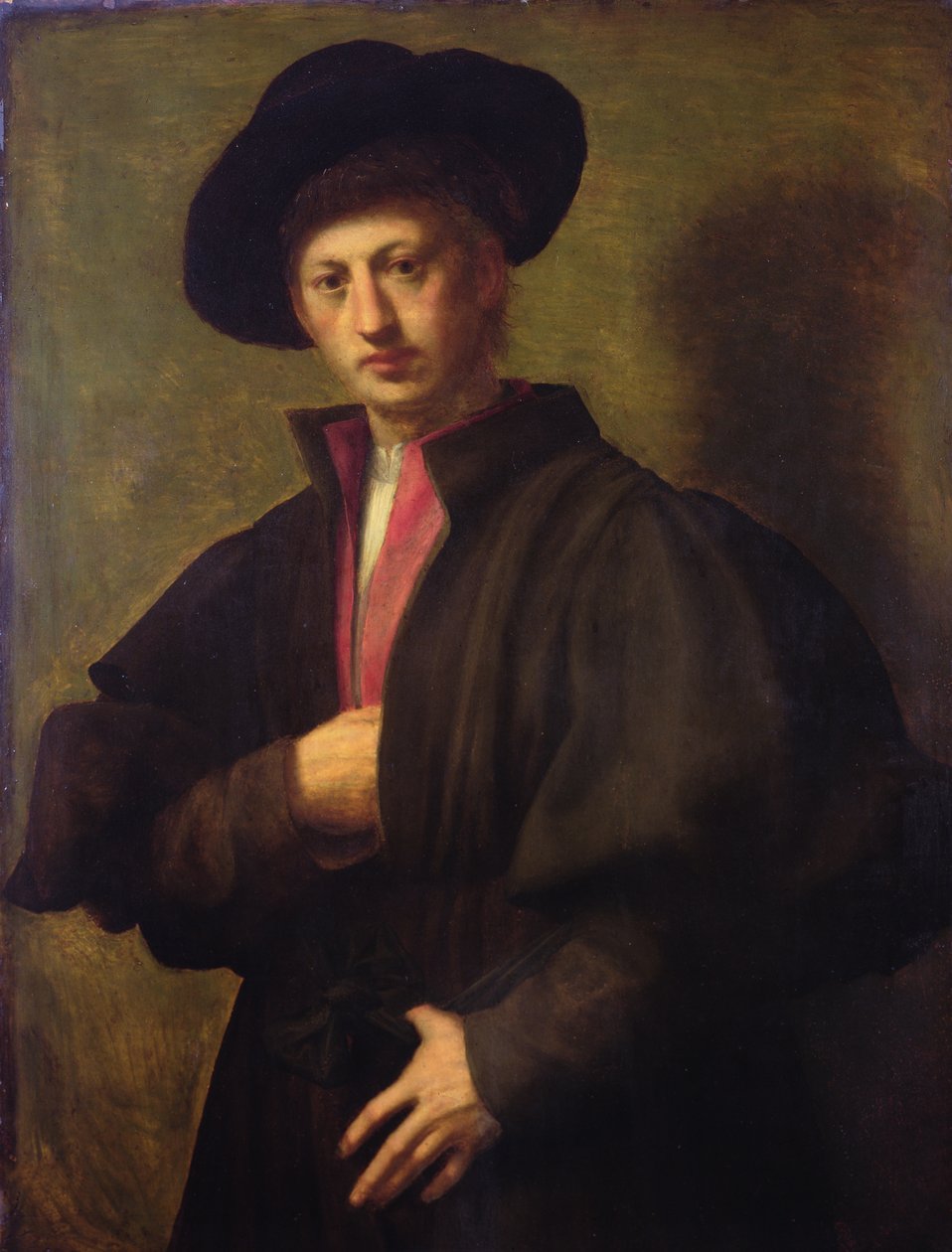 Portræt af en mand, kaldet The Fattore of San Marco af Domenico Puligo