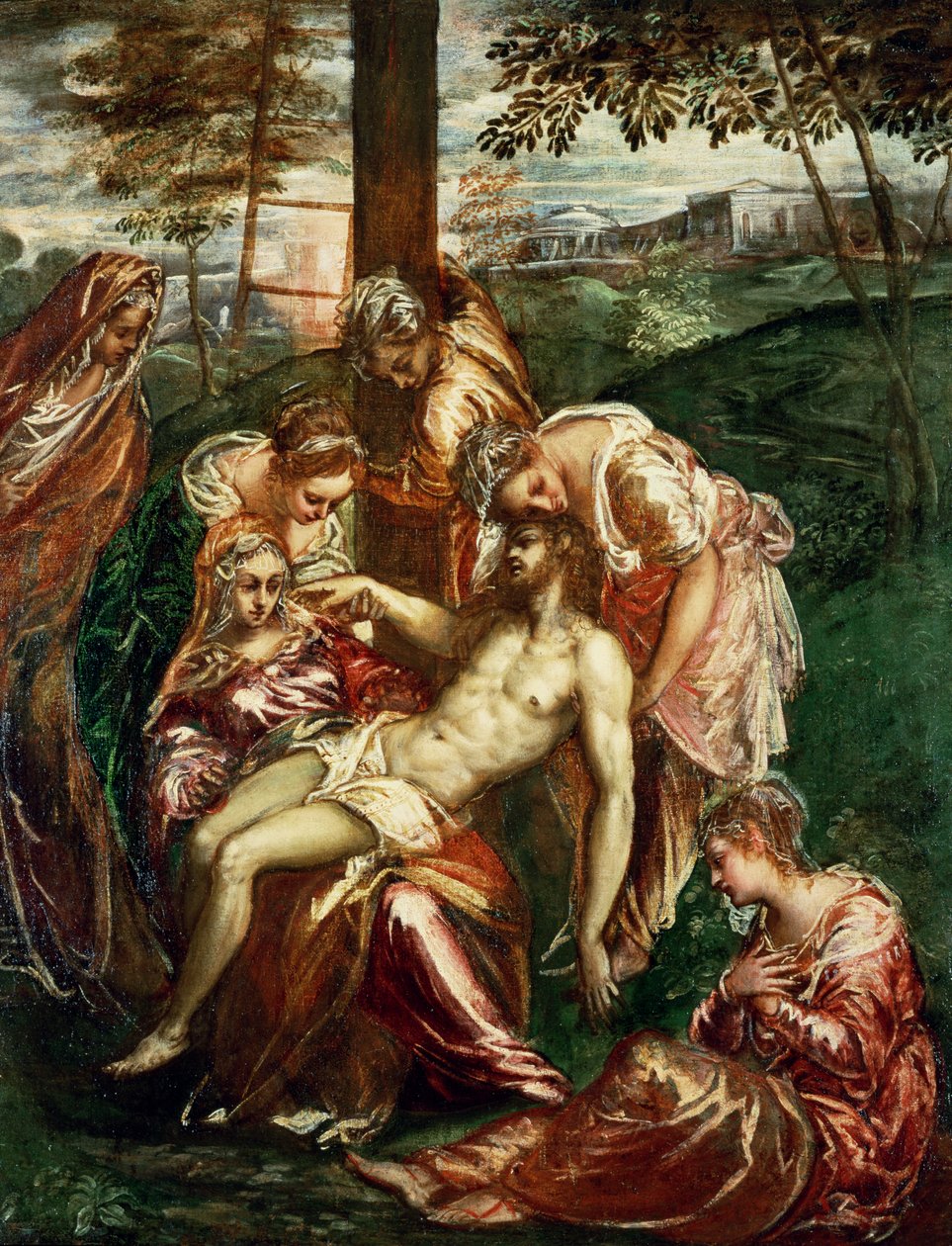 Nedstigning fra korset af Domenico Robusti Tintoretto