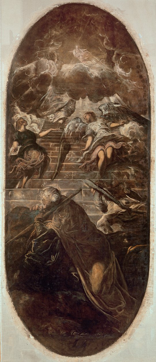 Jakobs stige af Domenico Robusti Tintoretto