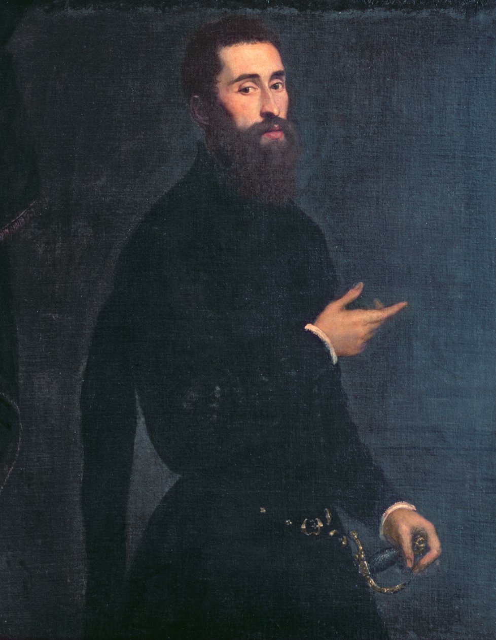 Portræt af en mand af Domenico Robusti Tintoretto