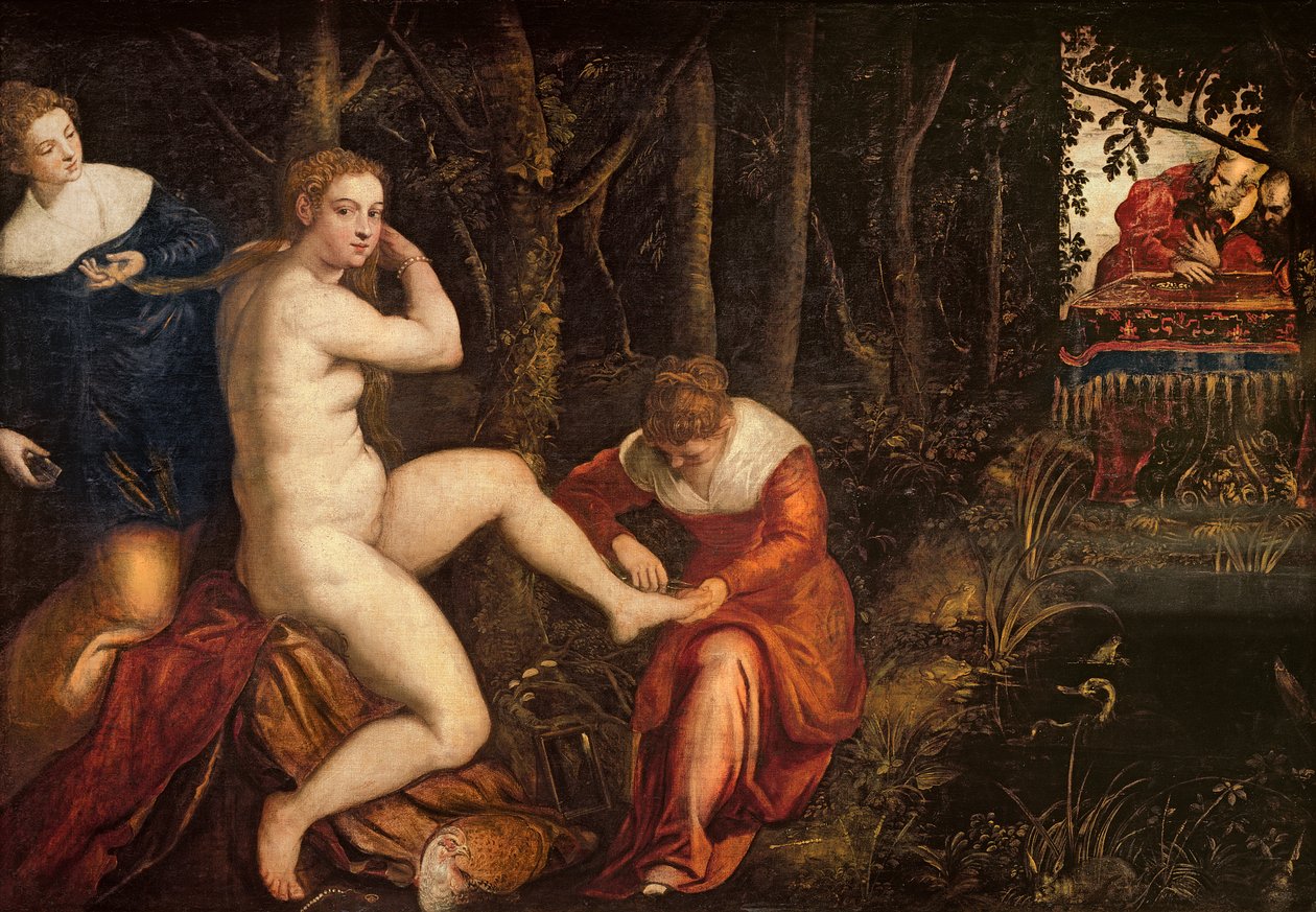 Susanna og de ældste af Domenico Robusti Tintoretto