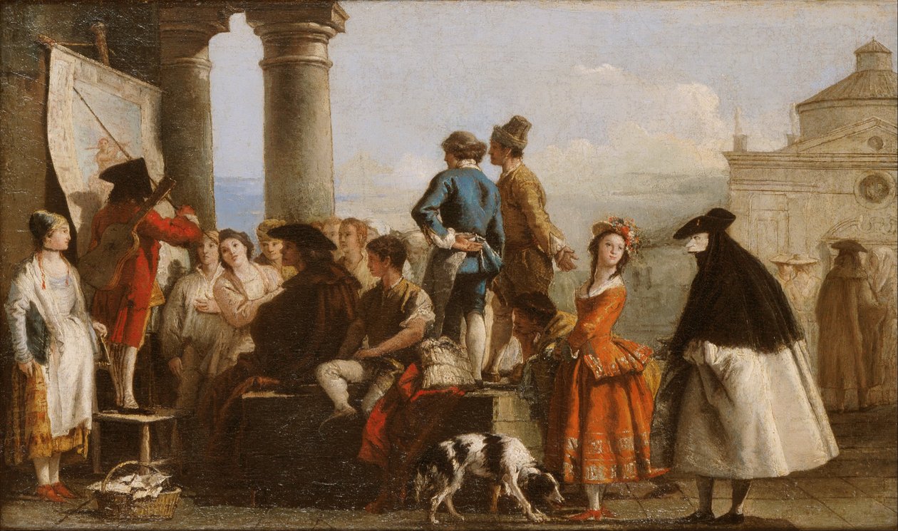 Historiefortælleren af Domenico Tiepolo