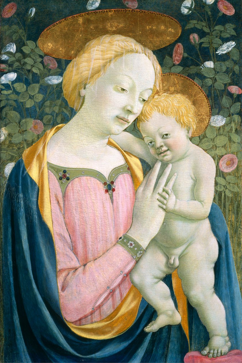 Madonna og barn, ca. 14451450 (tempera på panel) af Domenico Veneziano