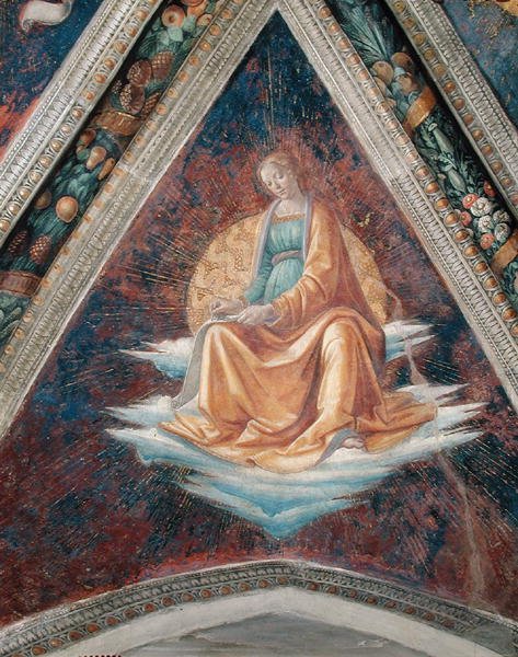 En sibylle, 1483-86 af Domenico Ghirlandaio