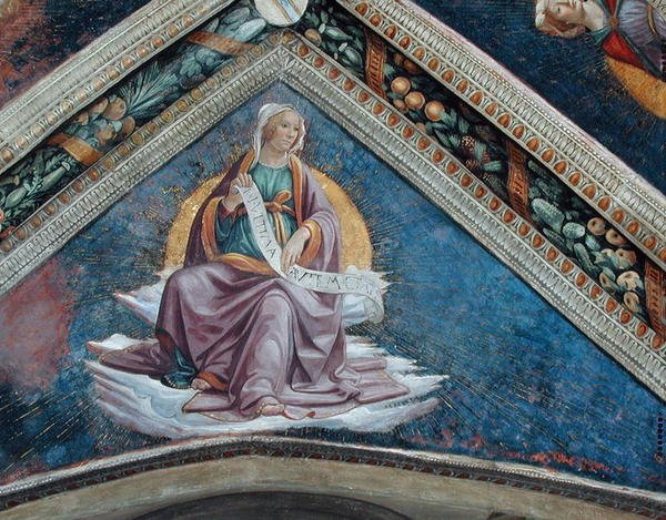 En sibylle, 1483-86 af Domenico Ghirlandaio