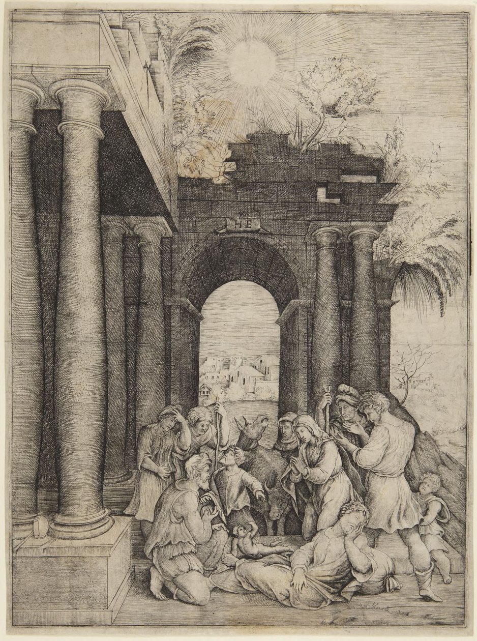Hyrdernes tilbedelse af Domenico Beccafumi