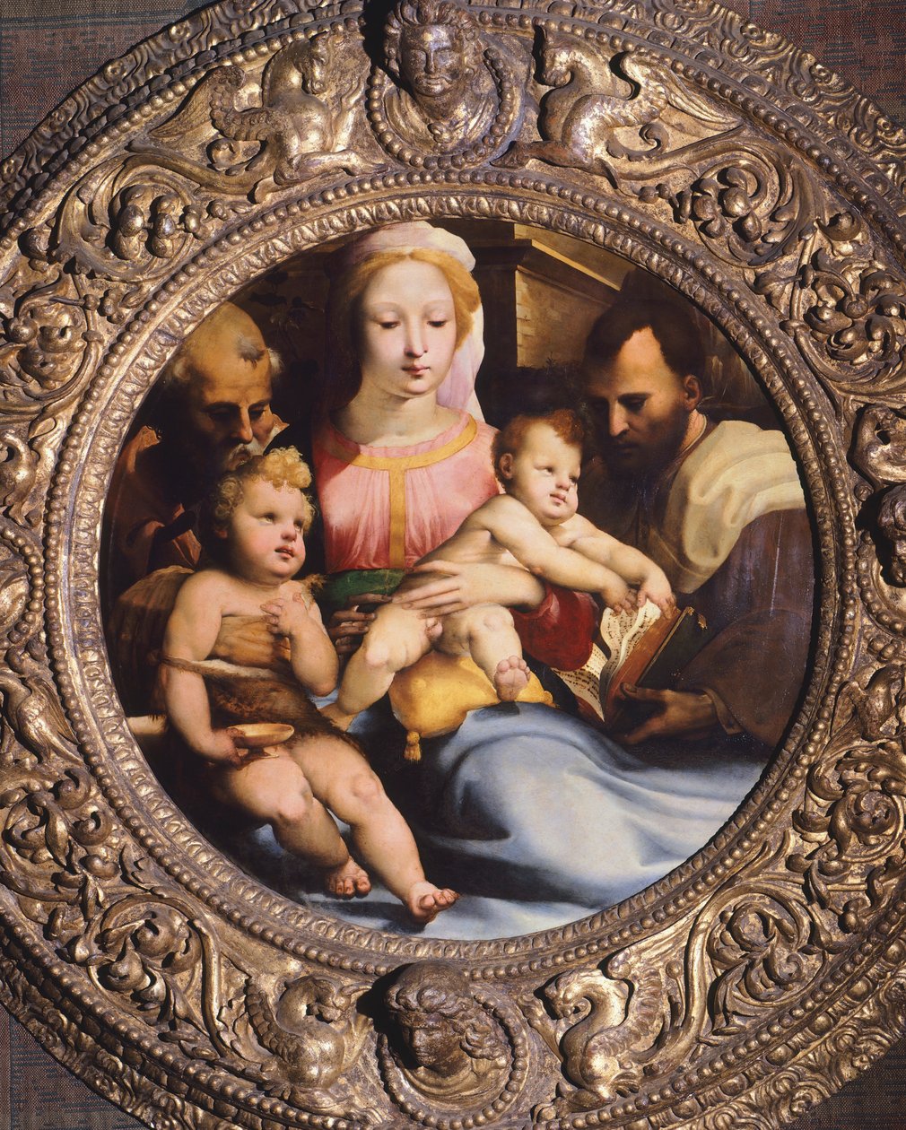 Hellig Familie, af Domenico Beccafumi (1486-1551) af Domenico Beccafumi