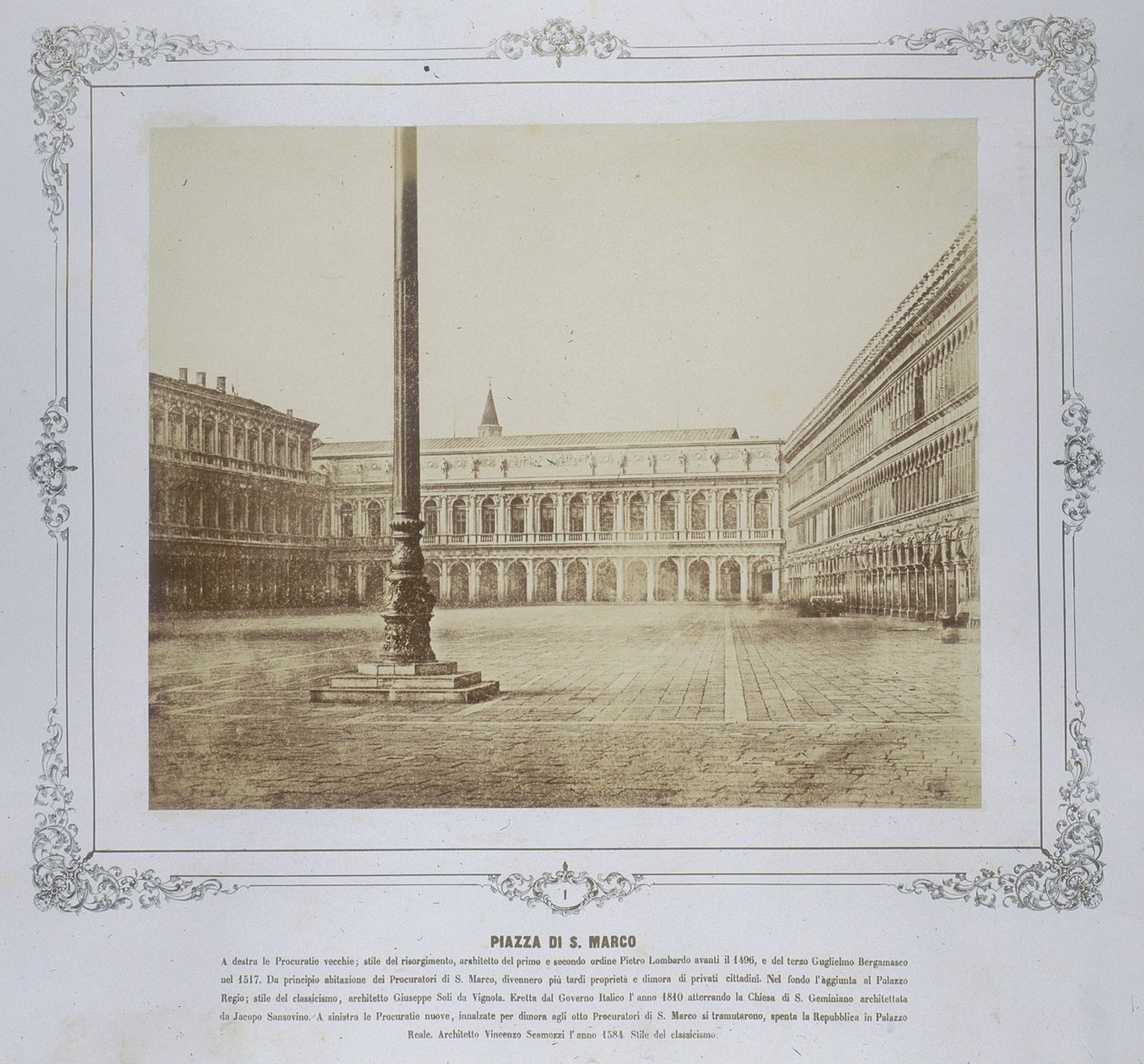 Piazza San Marco, ca. 1855 af Domenico Bresolin