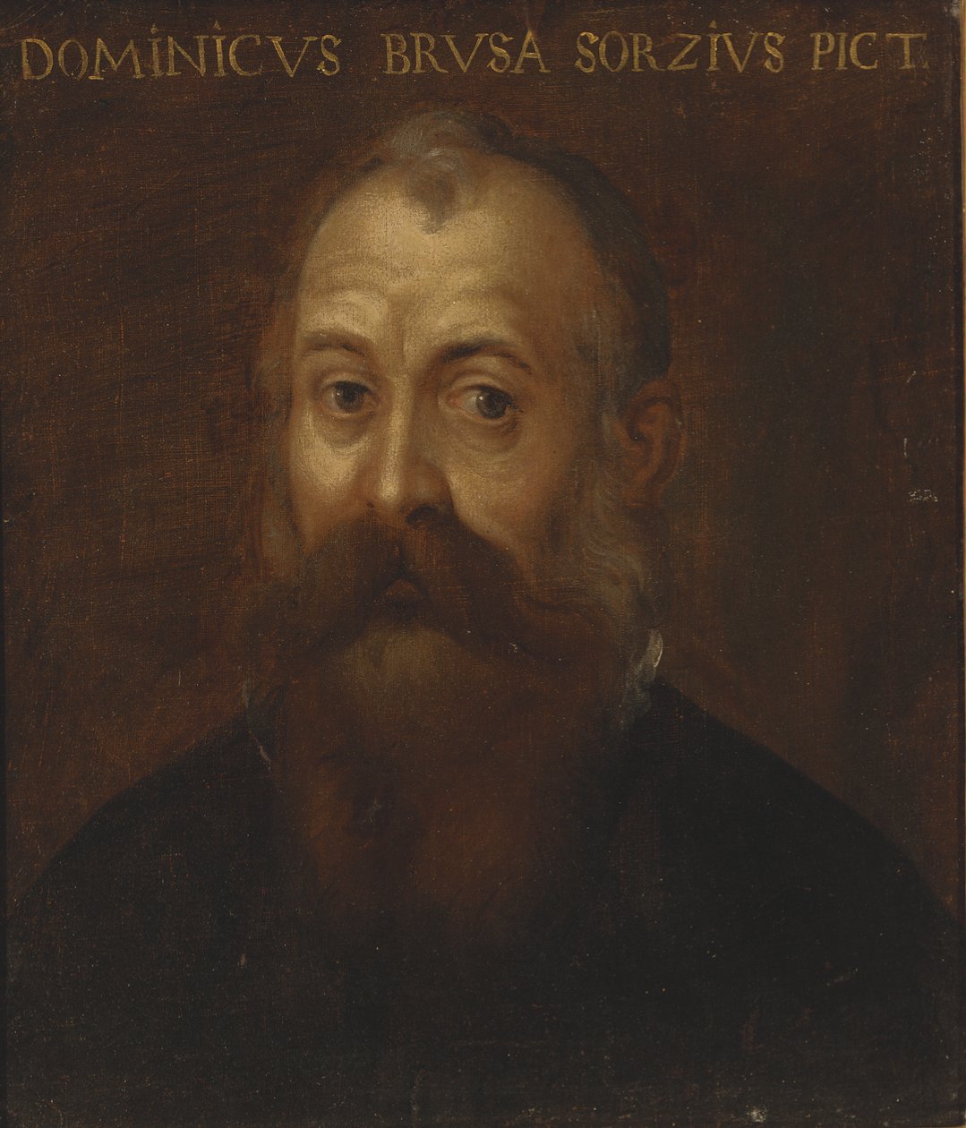 Portræt af kunstneren af Domenico Brusasorci