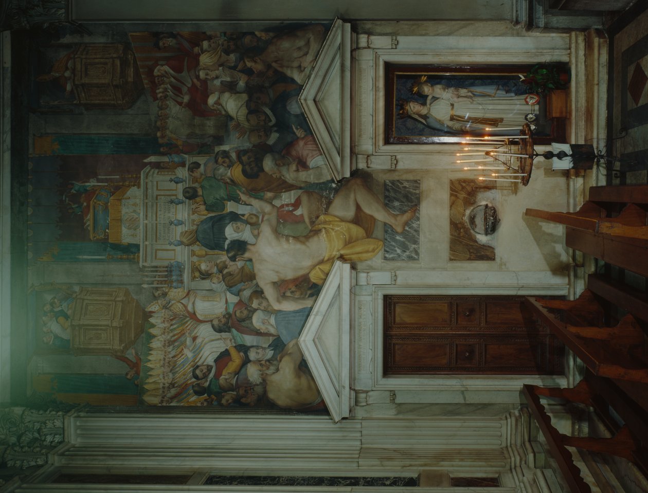 Sankt Antoninus begravelse, 1589 af Domenico Cresti