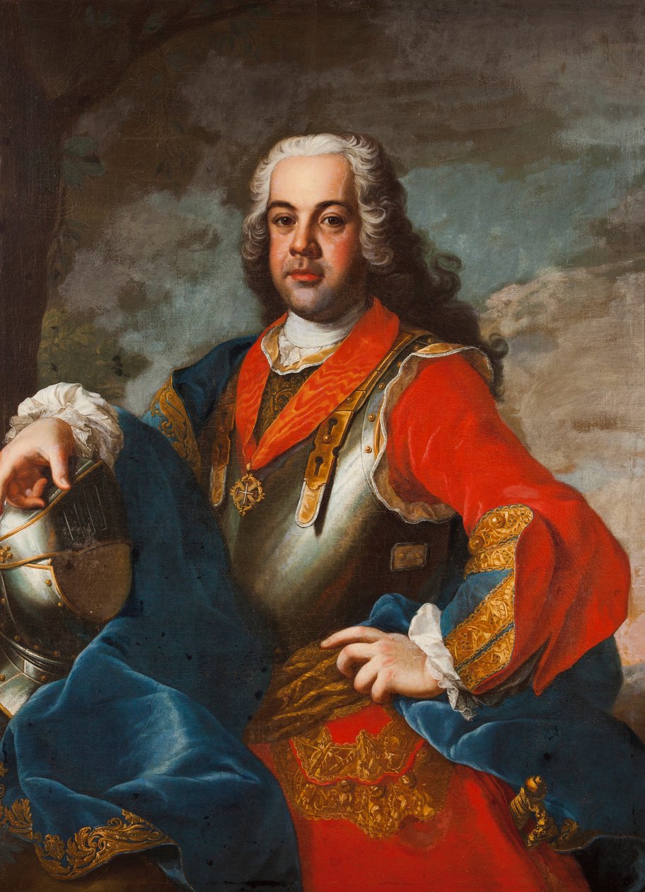 Prins Francisco af Braganza, infante af Portugal, 7. hertug af Beja og storprior af Malteserordenen i Portugal af Domenico Dupra