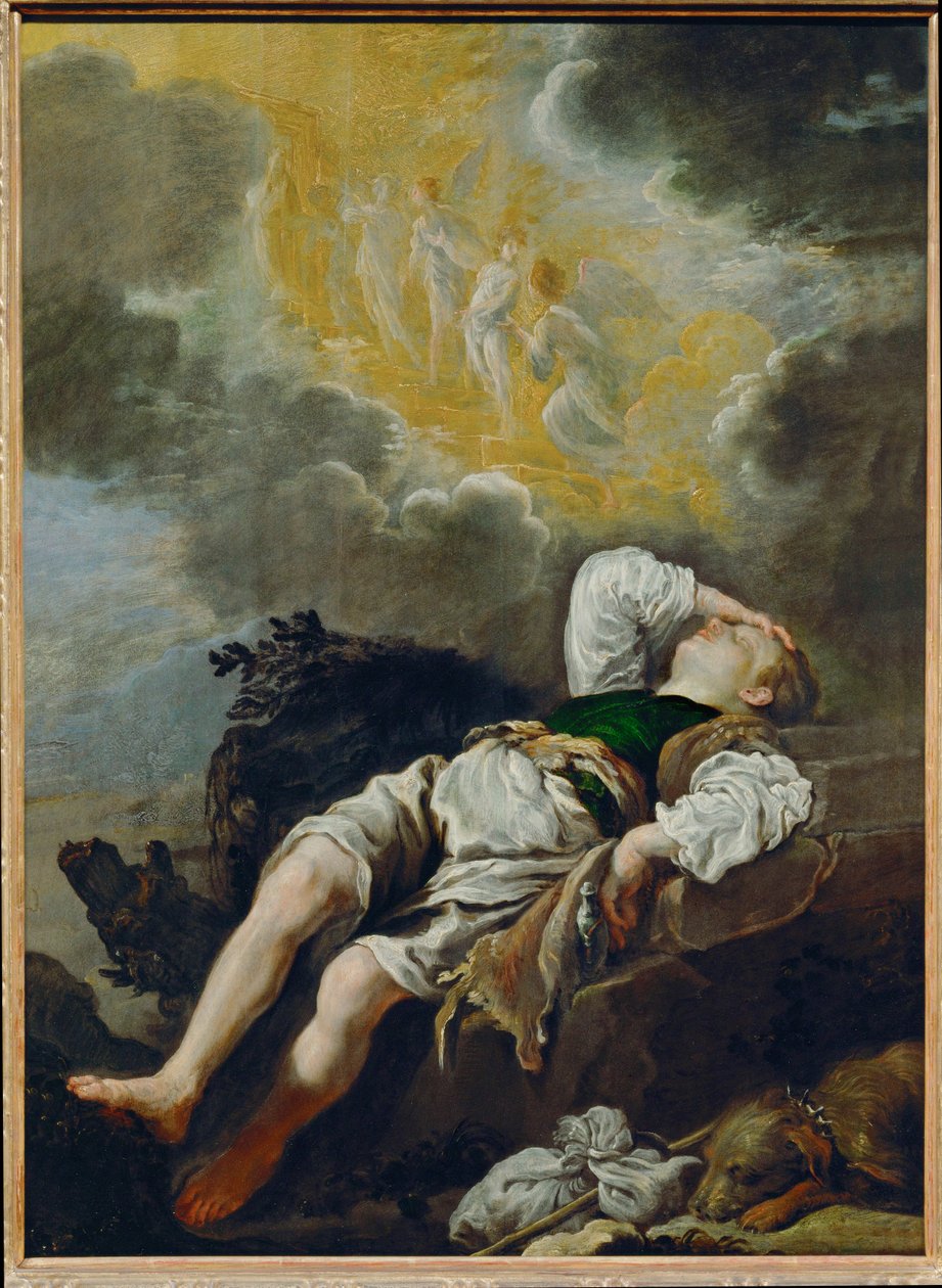 Jakobs drøm (poppeltræ) af Domenico Fetti