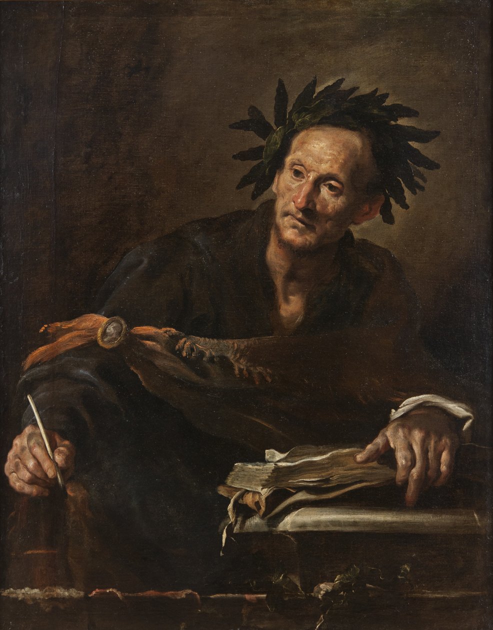 En digter fra oldtiden, c.1620-1 af Domenico Fetti or Feti