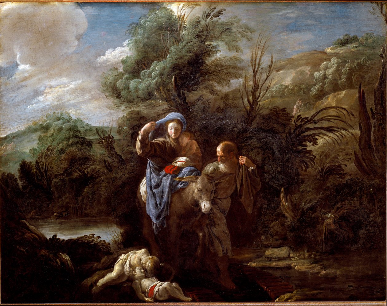 Lækage i Egypten (maleri af Domenico Fetti or Feti