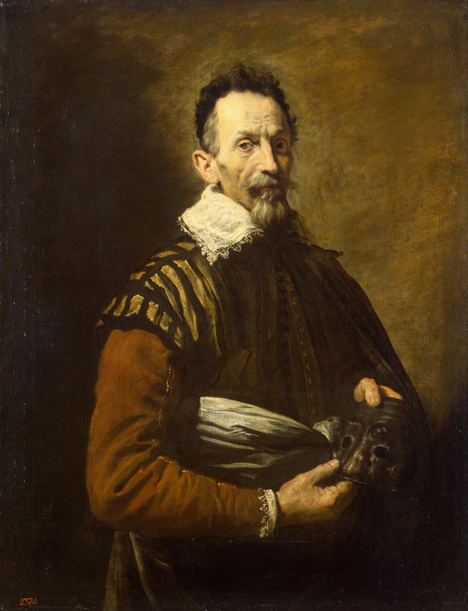 Portræt af en skuespiller, 1620-1622 af Domenico Fetti or Feti