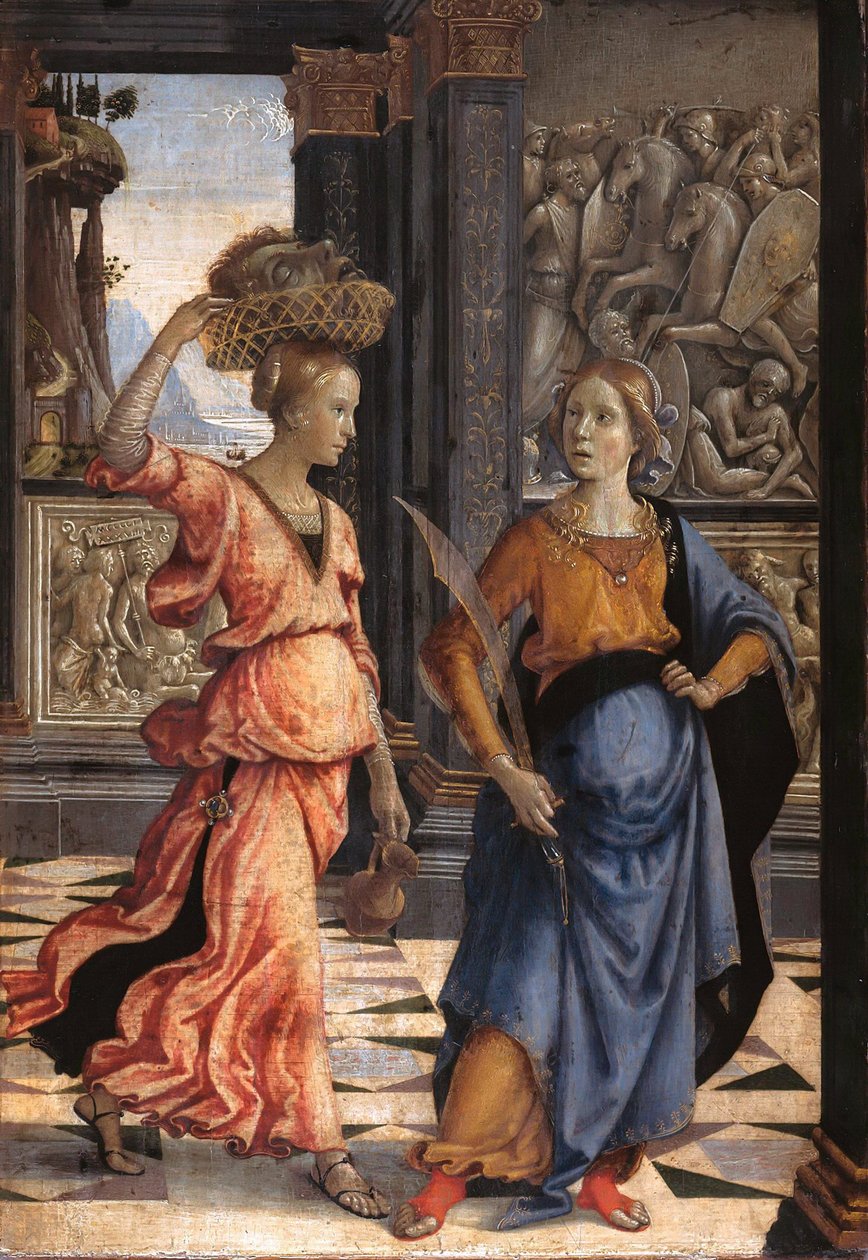 Judith med sin tjenestepige, 1489 af Domenico Ghirlandaio