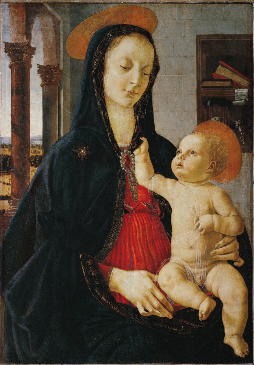 Madonna med barn ... af Domenico Ghirlandaio