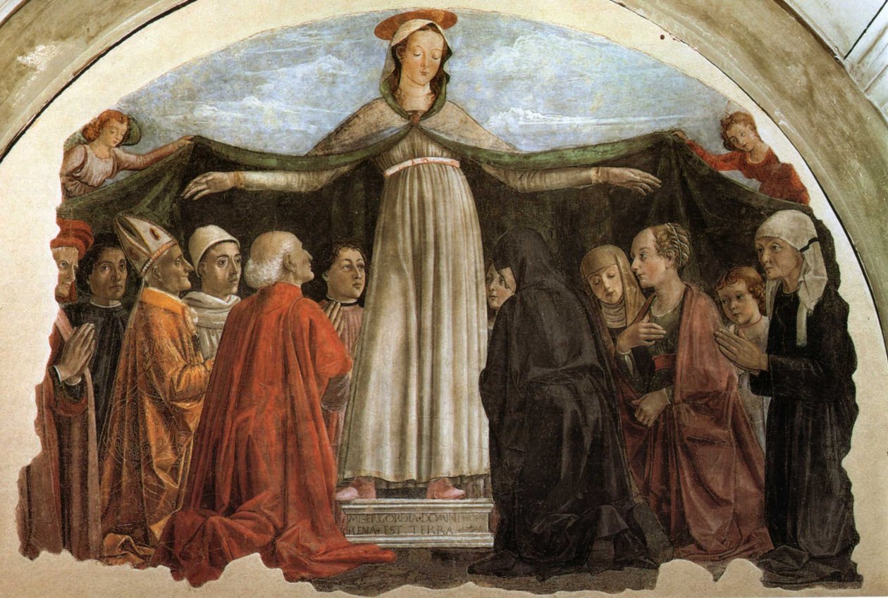Madonna af Barmhjertighed og Klagesang

   og Pieta af Domenico Ghirlandaio