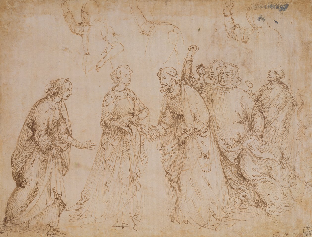 Jomfruens ægteskab af Domenico Ghirlandaio