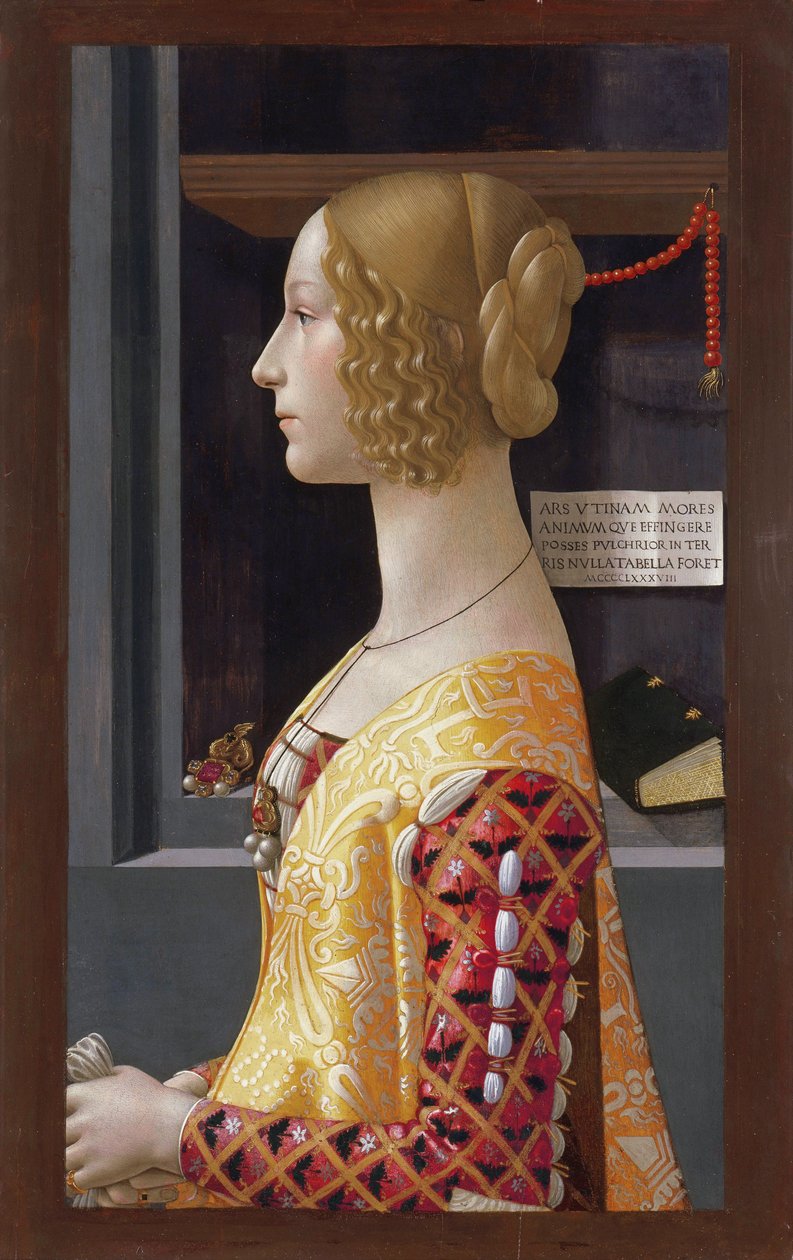 Portræt af Giovanna Tornabuoni af Domenico Ghirlandaio