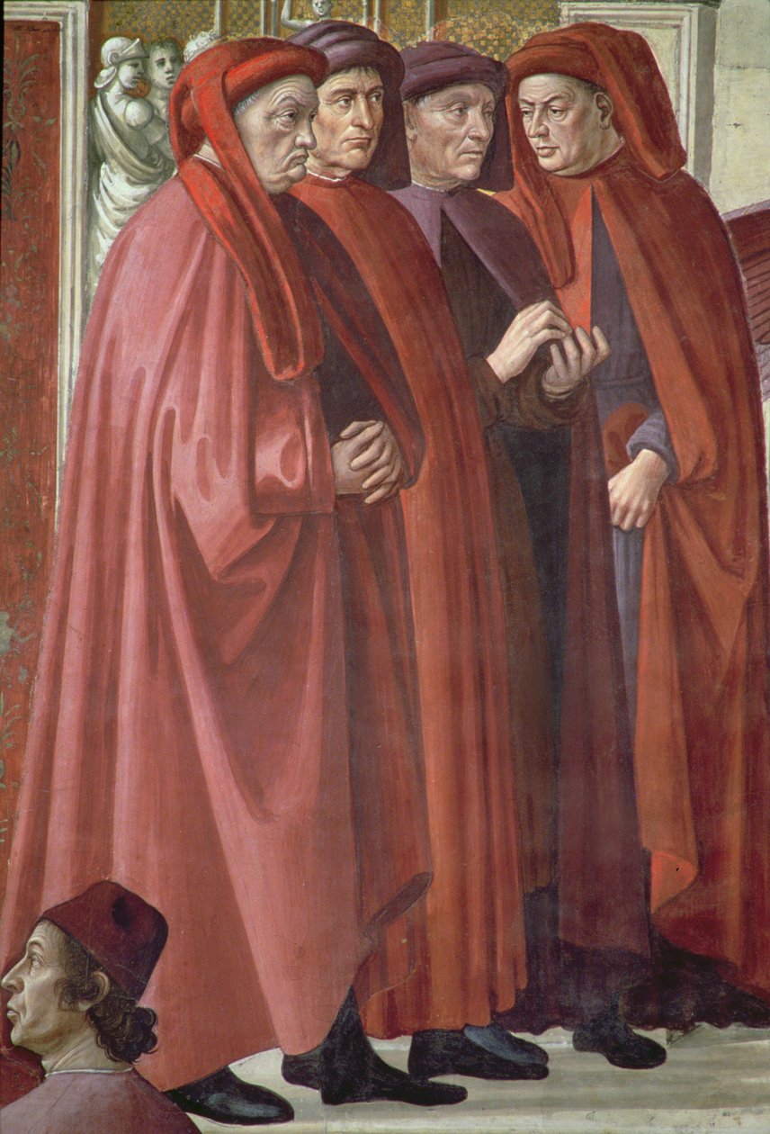 Bebudelsen til Sankt Zacharias af Domenico Ghirlandaio