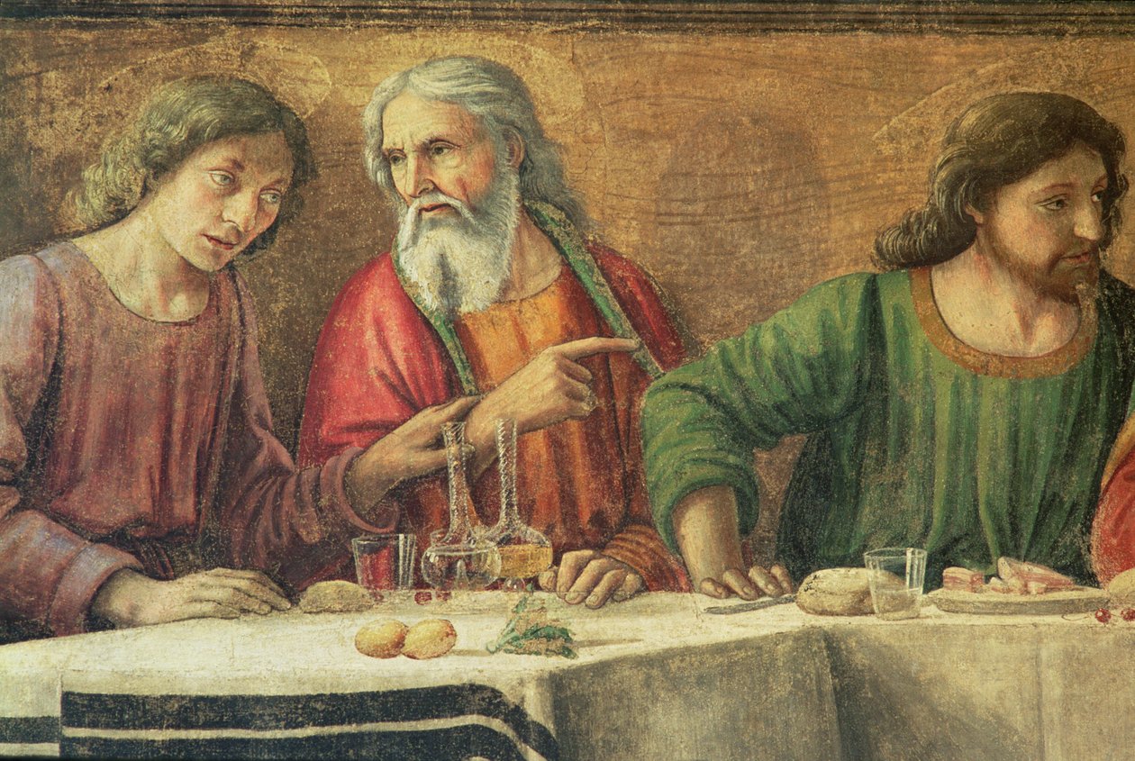 Den sidste nadver, 1480 af Domenico Ghirlandaio