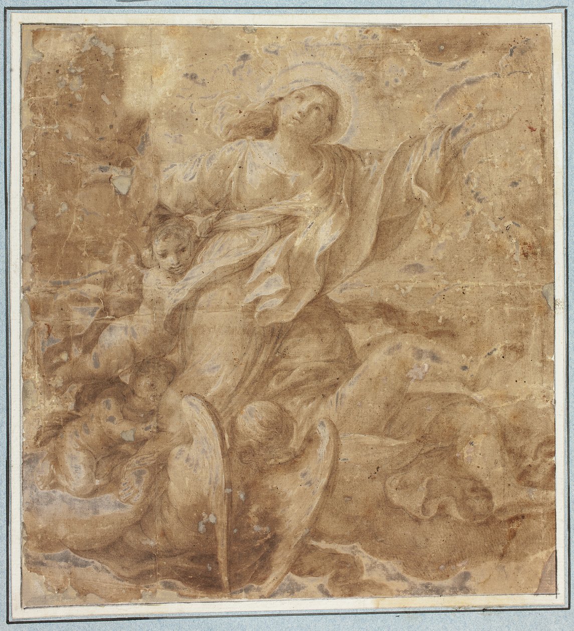 Jomfruens antagelse af Domenico Maria Canuti
